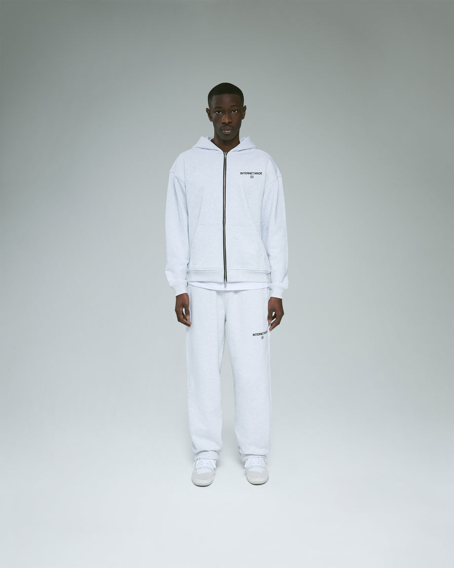 Logo Sweatpants / Light Grey Marl