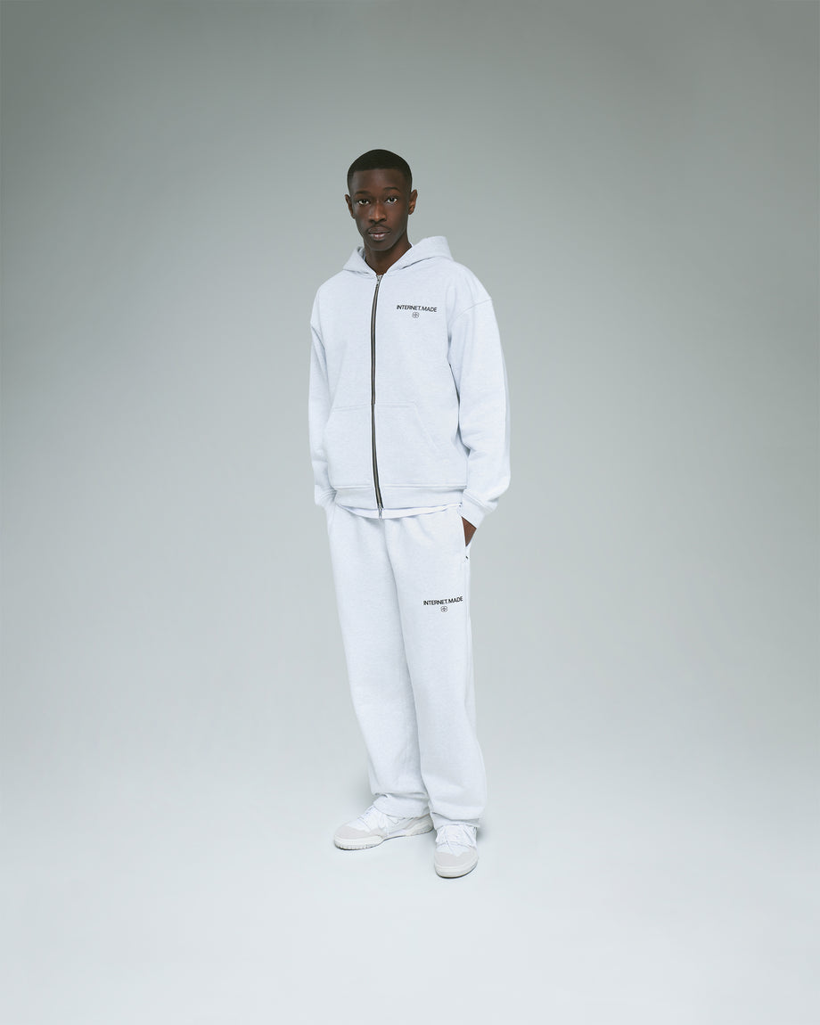 Logo Sweatpants / Light Grey Marl