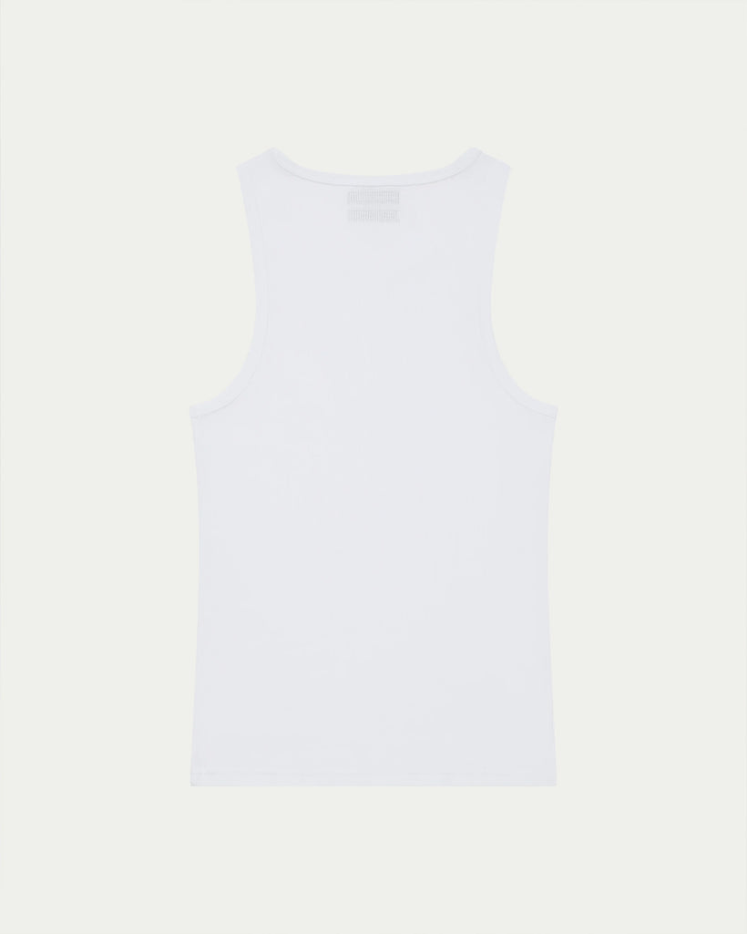 Classic Rib Tank (2-Pack) / White