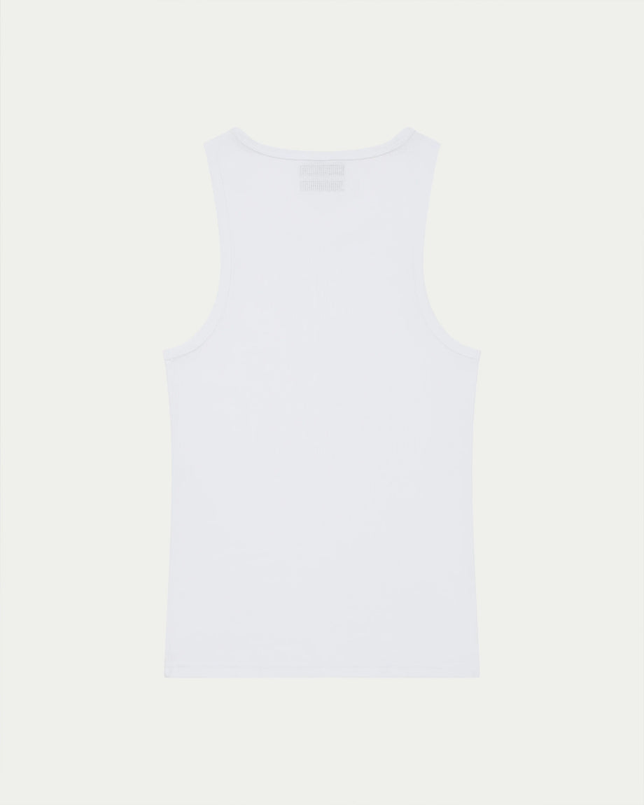 Classic Rib Tank (2-Pack) / White