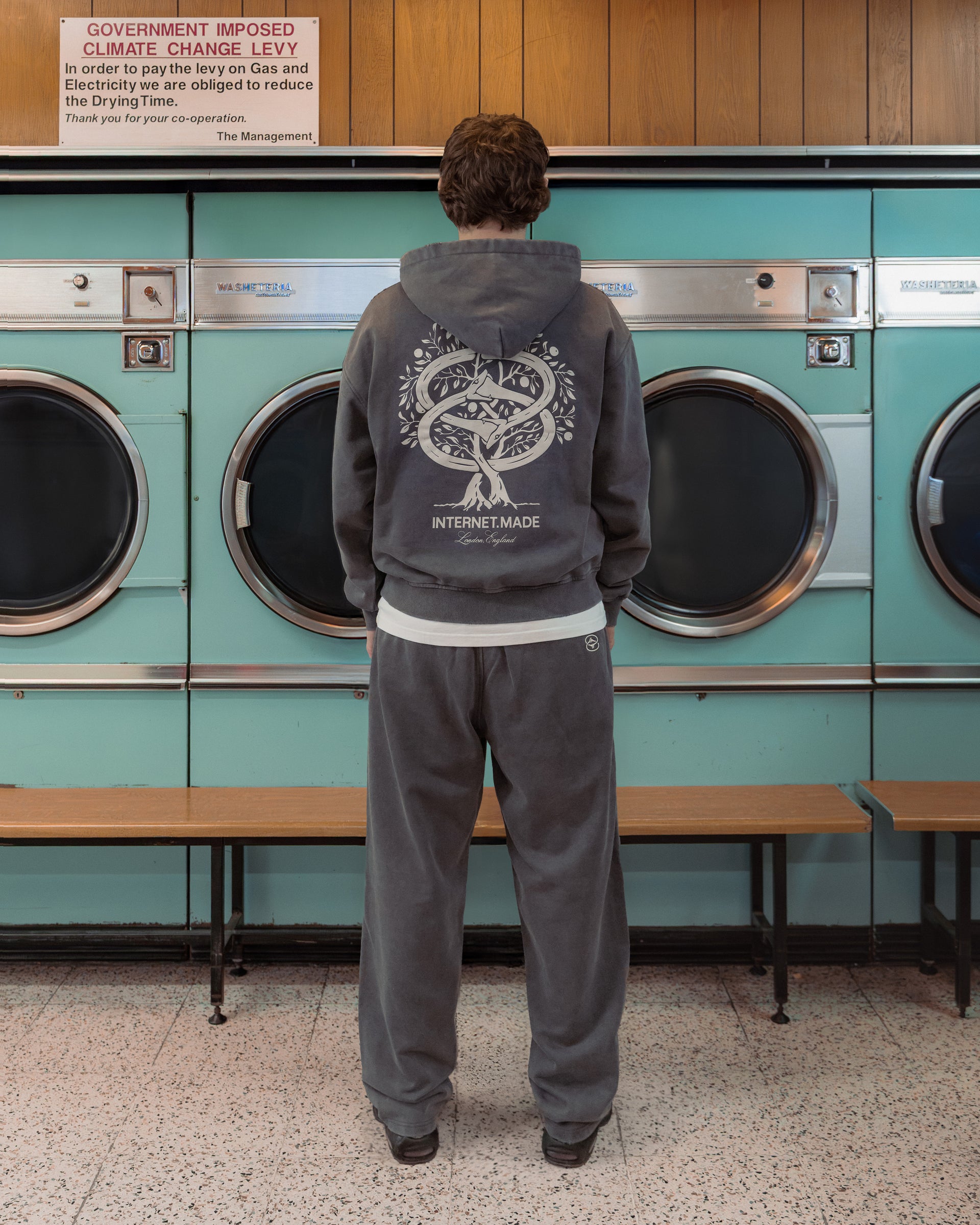 No Snakes Ouroboros Sweatpants / Washed Slate