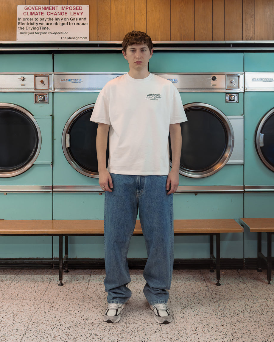 No Snakes Ouroboros T-Shirt / White