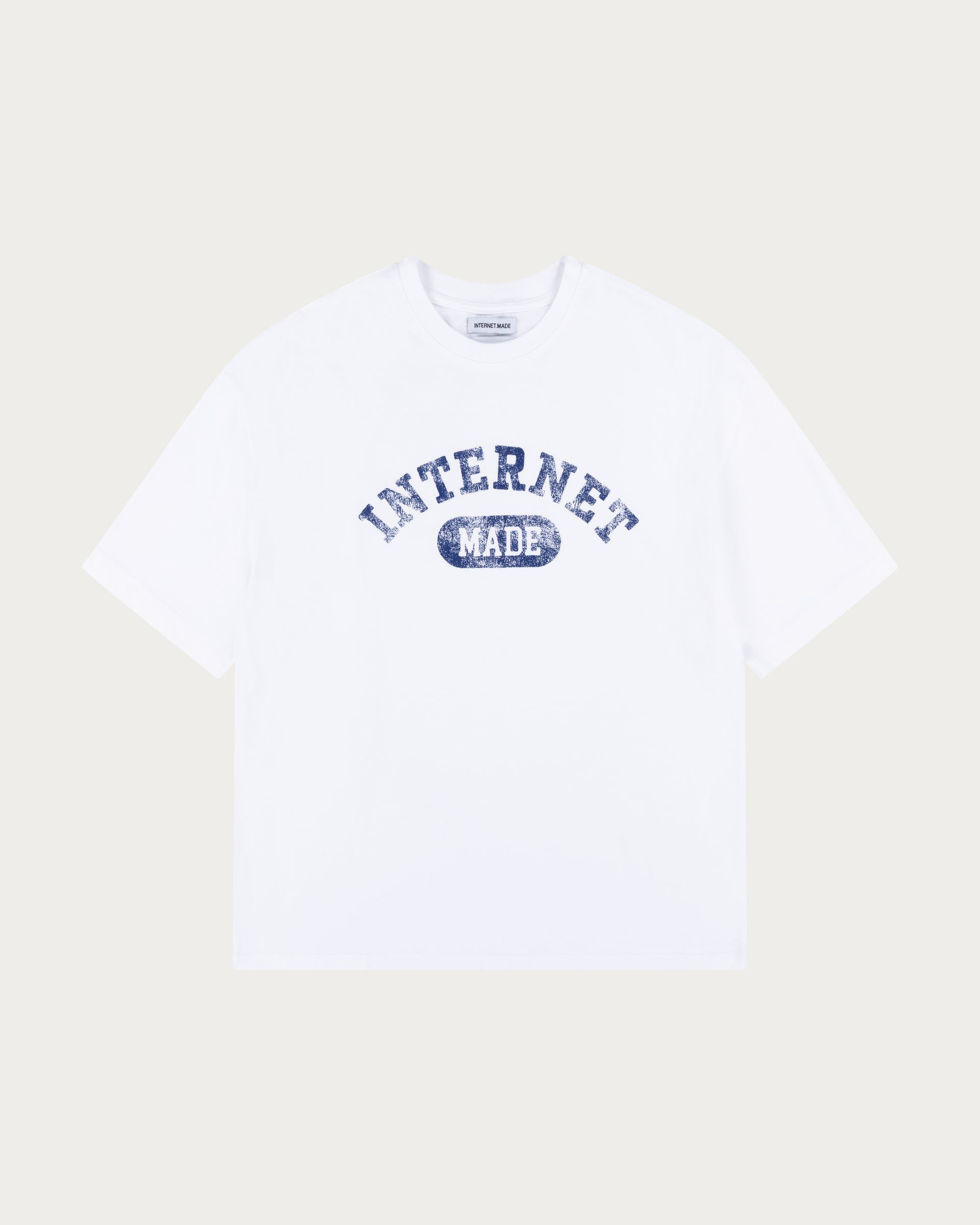 College T-Shirt / White