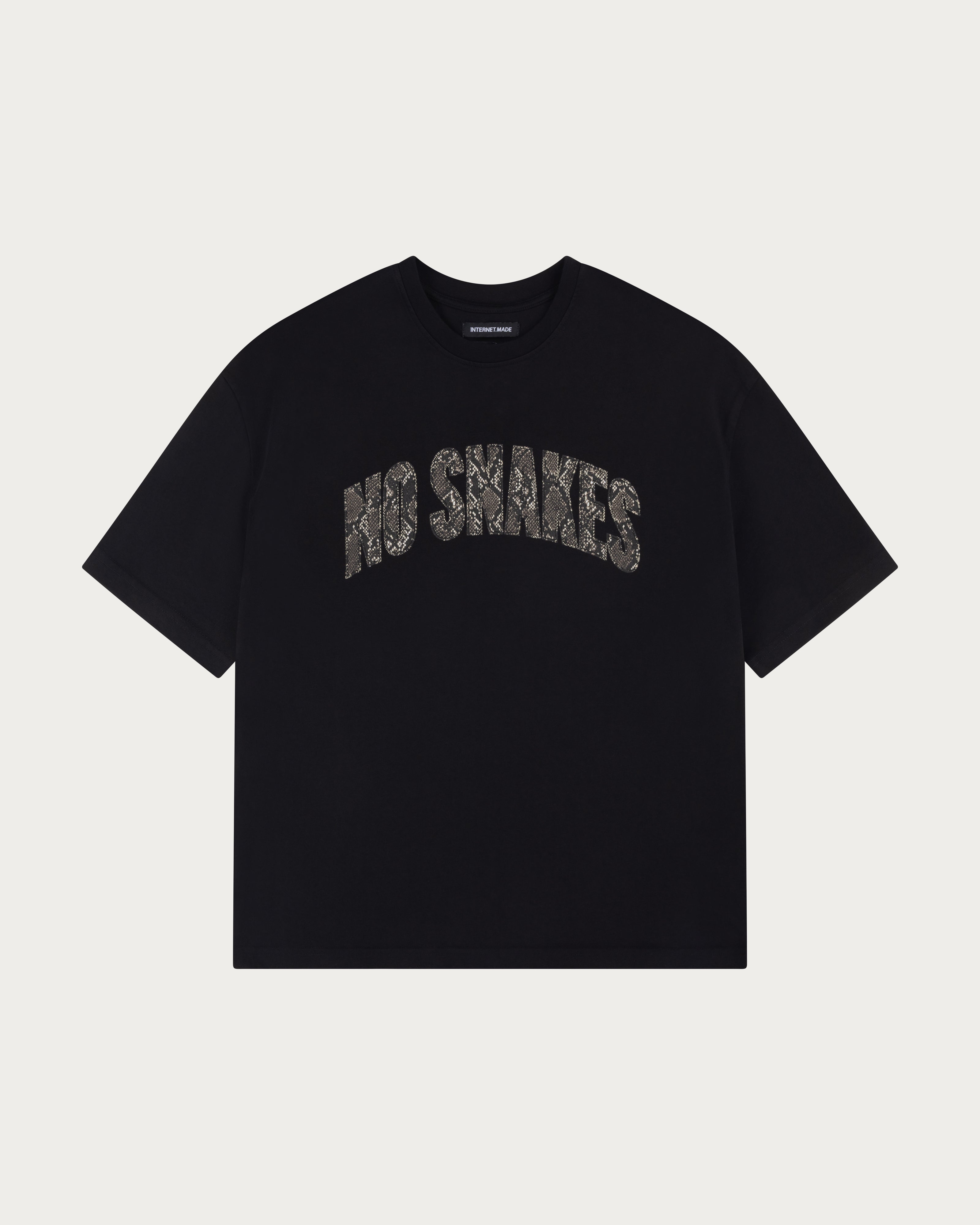No Snakes Just Ladders Ouroboros T-Shirt - Washed Black – Internet