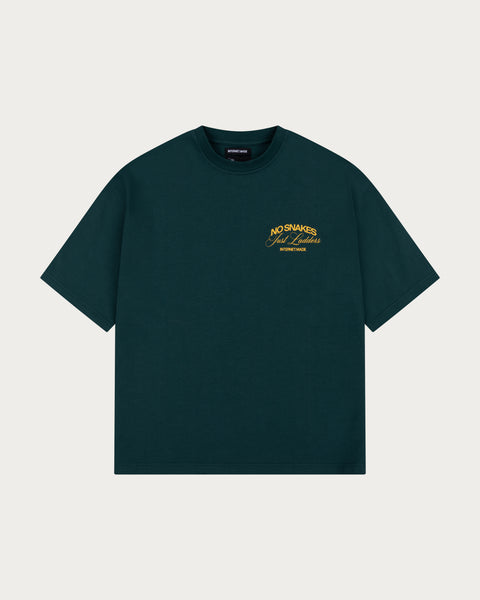 No Snakes Skeleton T-Shirt - Green / Ochre – Internet Made