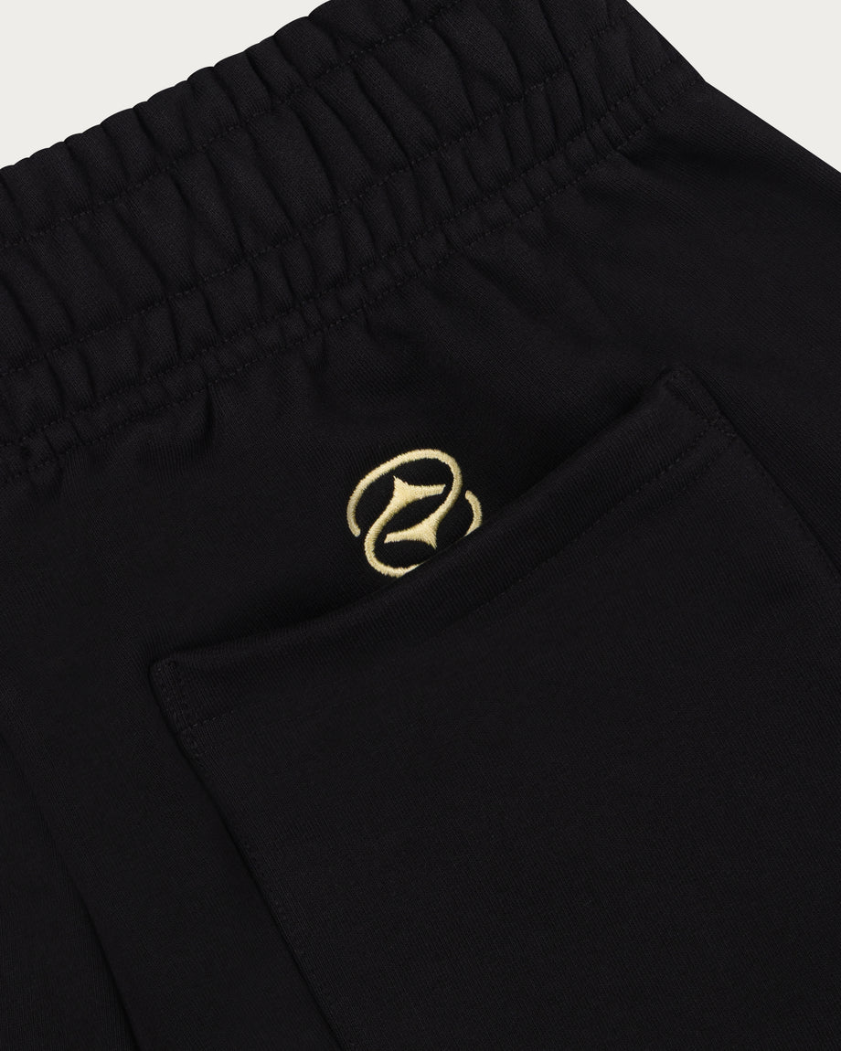No Snakes Just Ladders Sweatpants / Black & Lemon