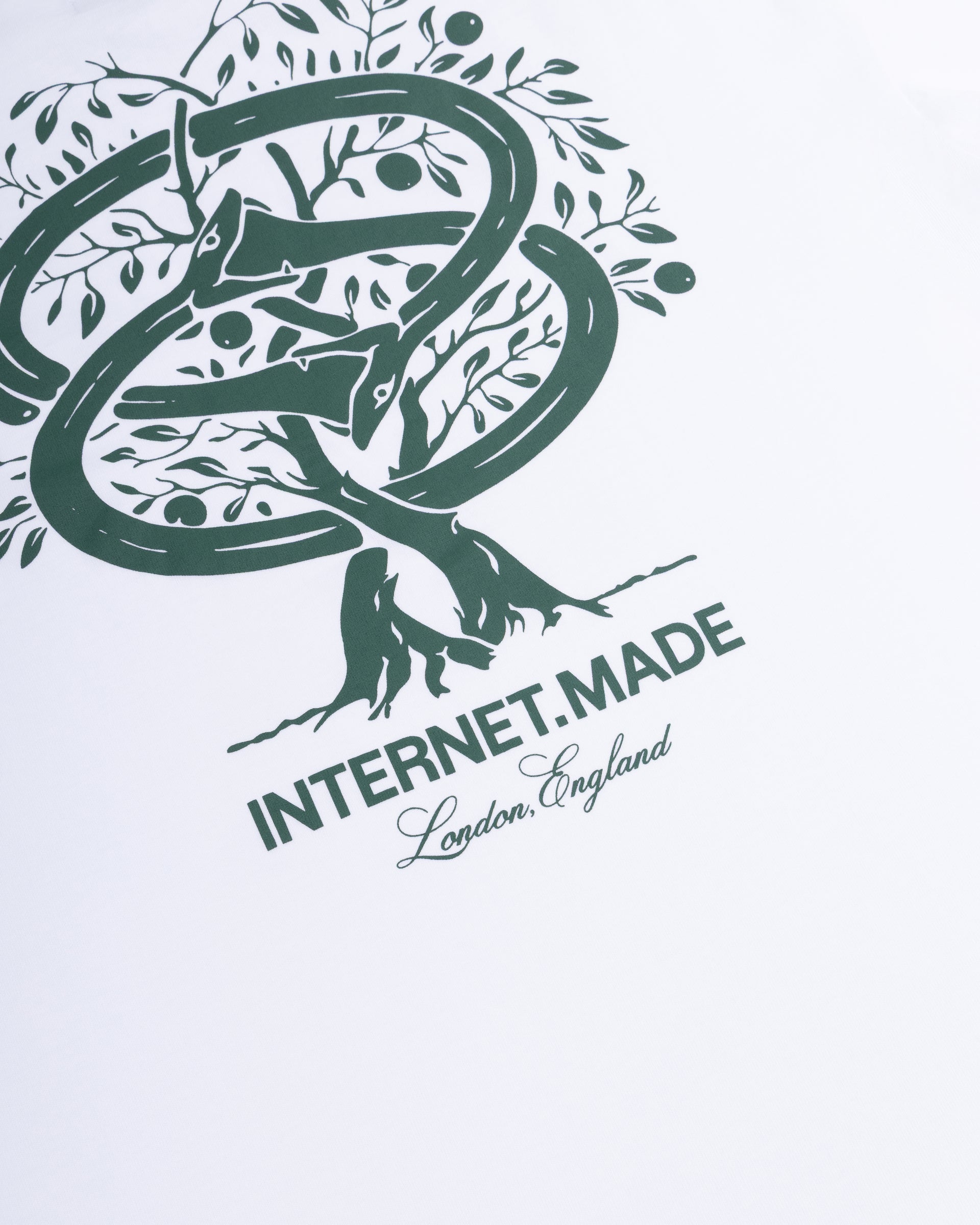 No Snakes Ouroboros T-Shirt / White