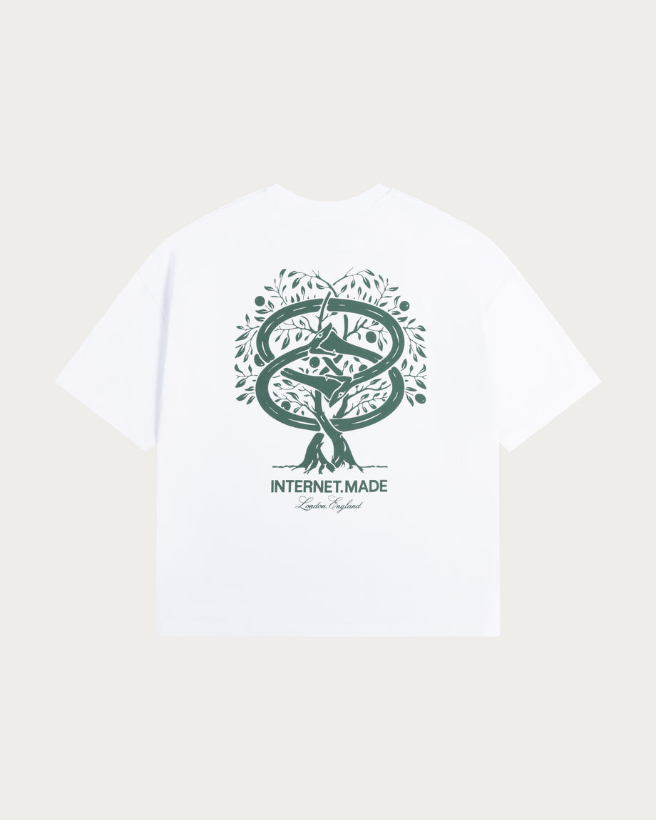 No Snakes Ouroboros T-Shirt / White