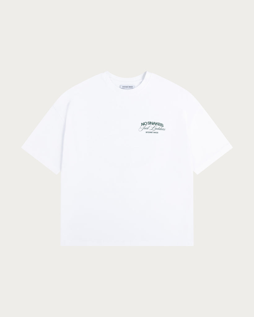 No Snakes Ouroboros T-Shirt / White