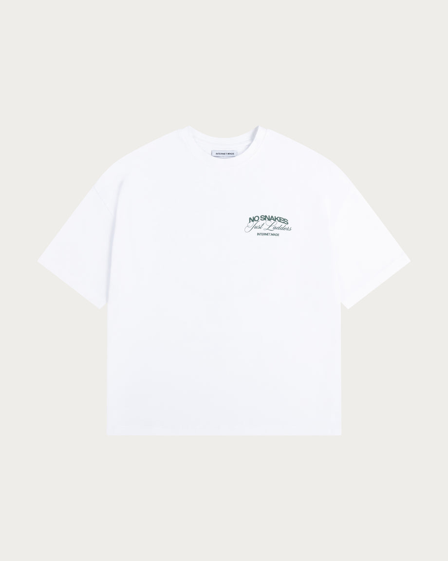 No Snakes Ouroboros T-Shirt / White
