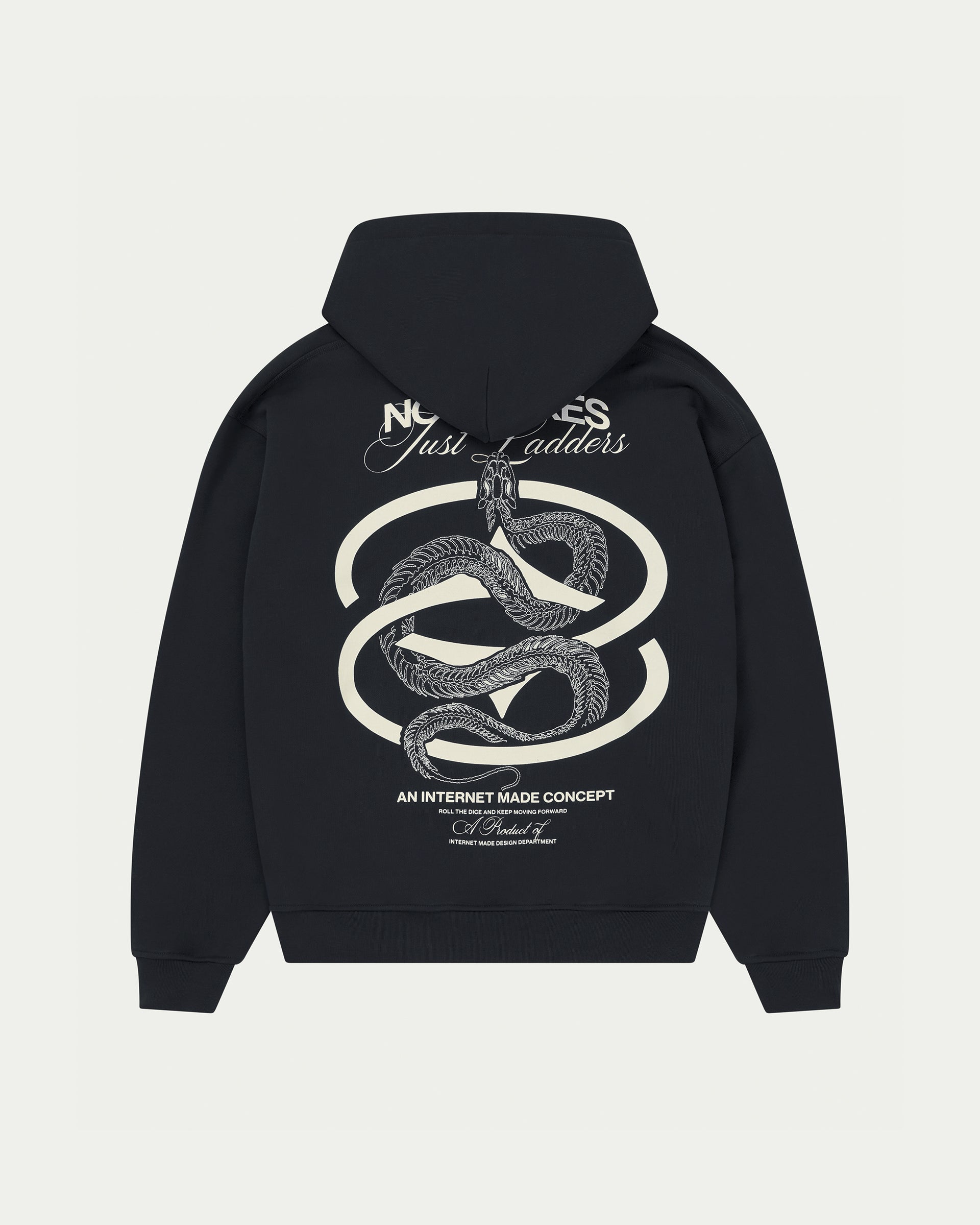 No Snakes Skeleton Hoodie / Midnight