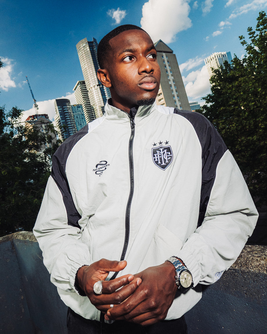 No Snakes FC Team Jacket / Stone Grey
