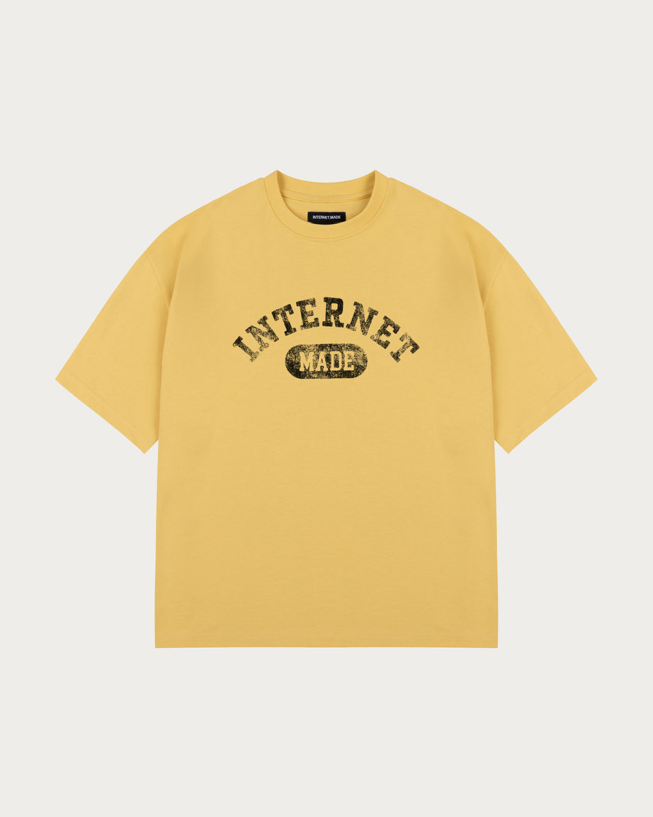 College T-Shirt / Yellow